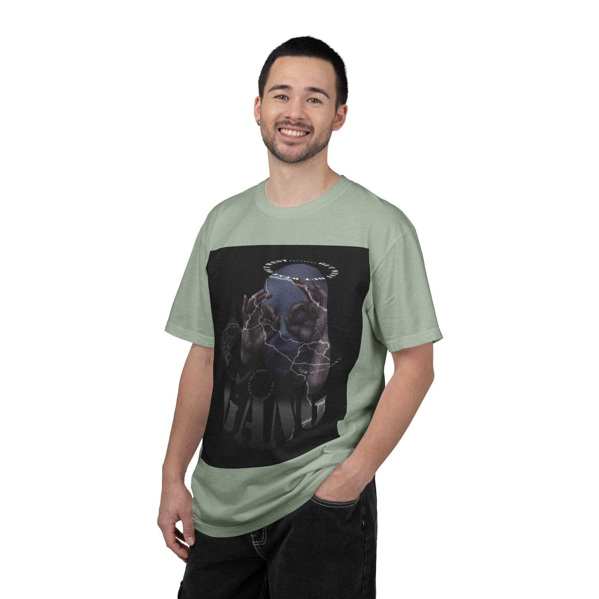 Skull Halo Graphic T-Shirt — Legaciess Streetwear Tee