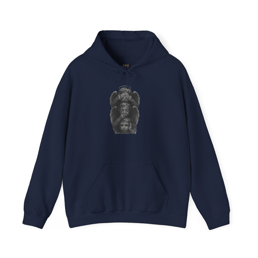 Statue Headstack Hoodie — Gothic Sculpture Art Pullover