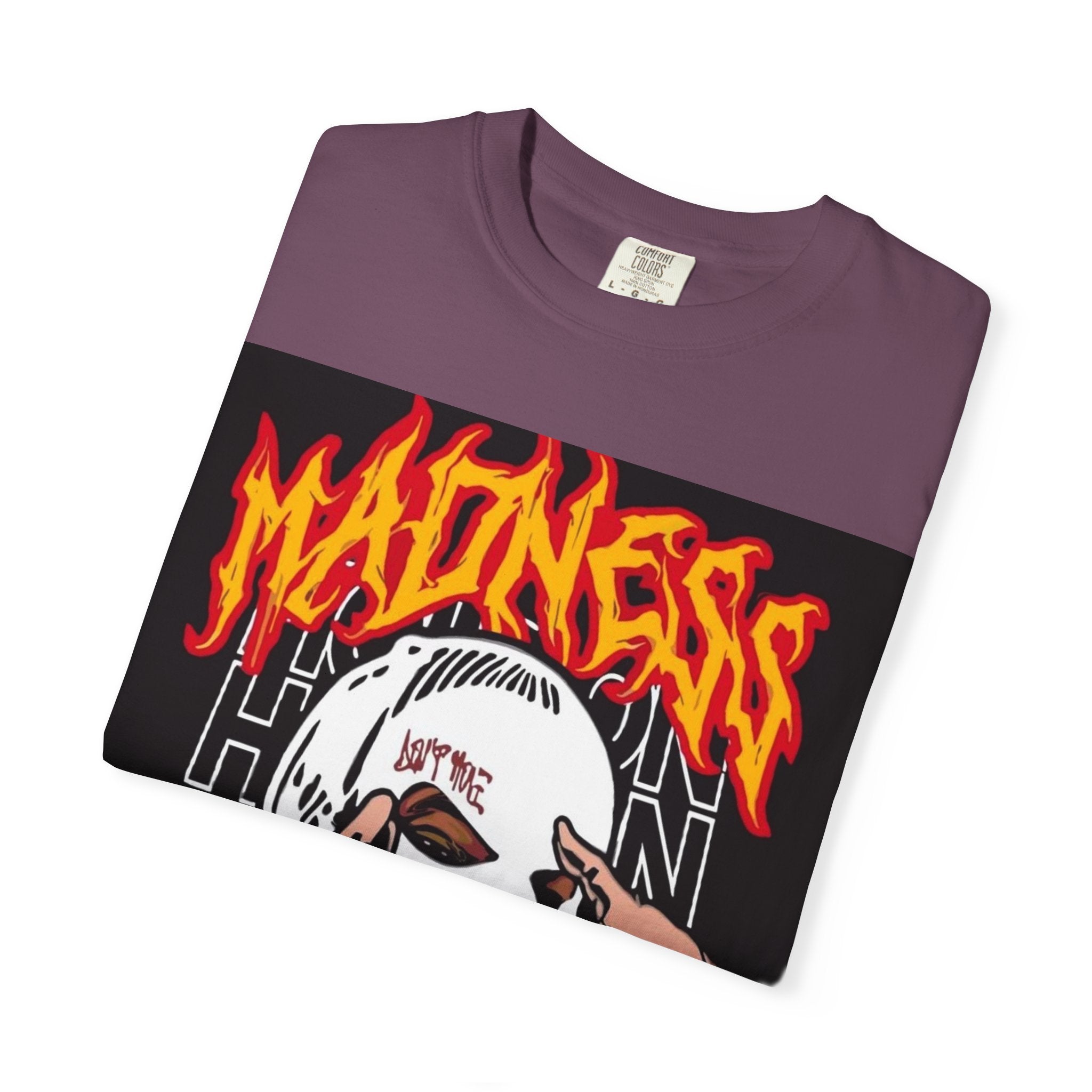 Madness Skull Graphic T-Shirt — Savage World Streetwear Tee