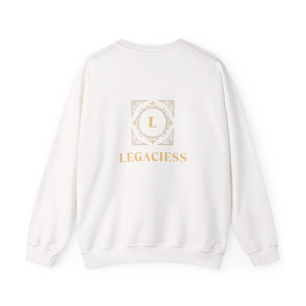 Cosmic Eclipse Crewneck Sweatshirt — 'Legaciess' Logo Back
