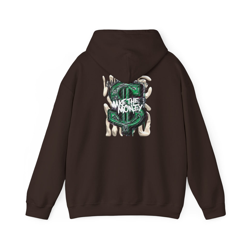 Make The Money Hoodie — Green Dollar Sign Graphic Pullover