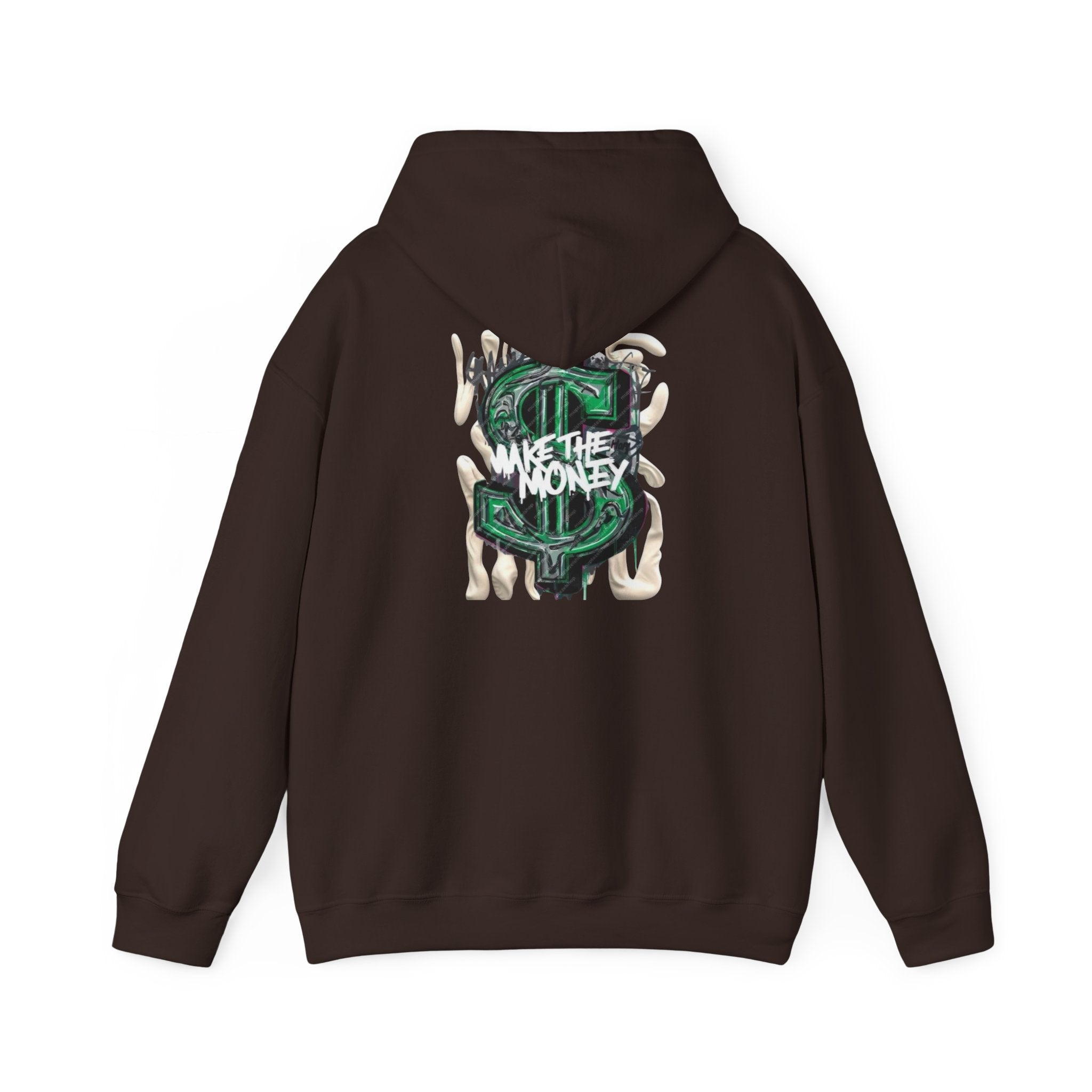 Make The Money Hoodie — Green Dollar Sign Graphic Pullover