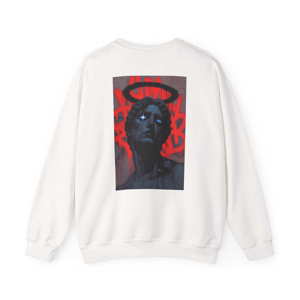 Street Art Statue Crewneck Sweatshirt