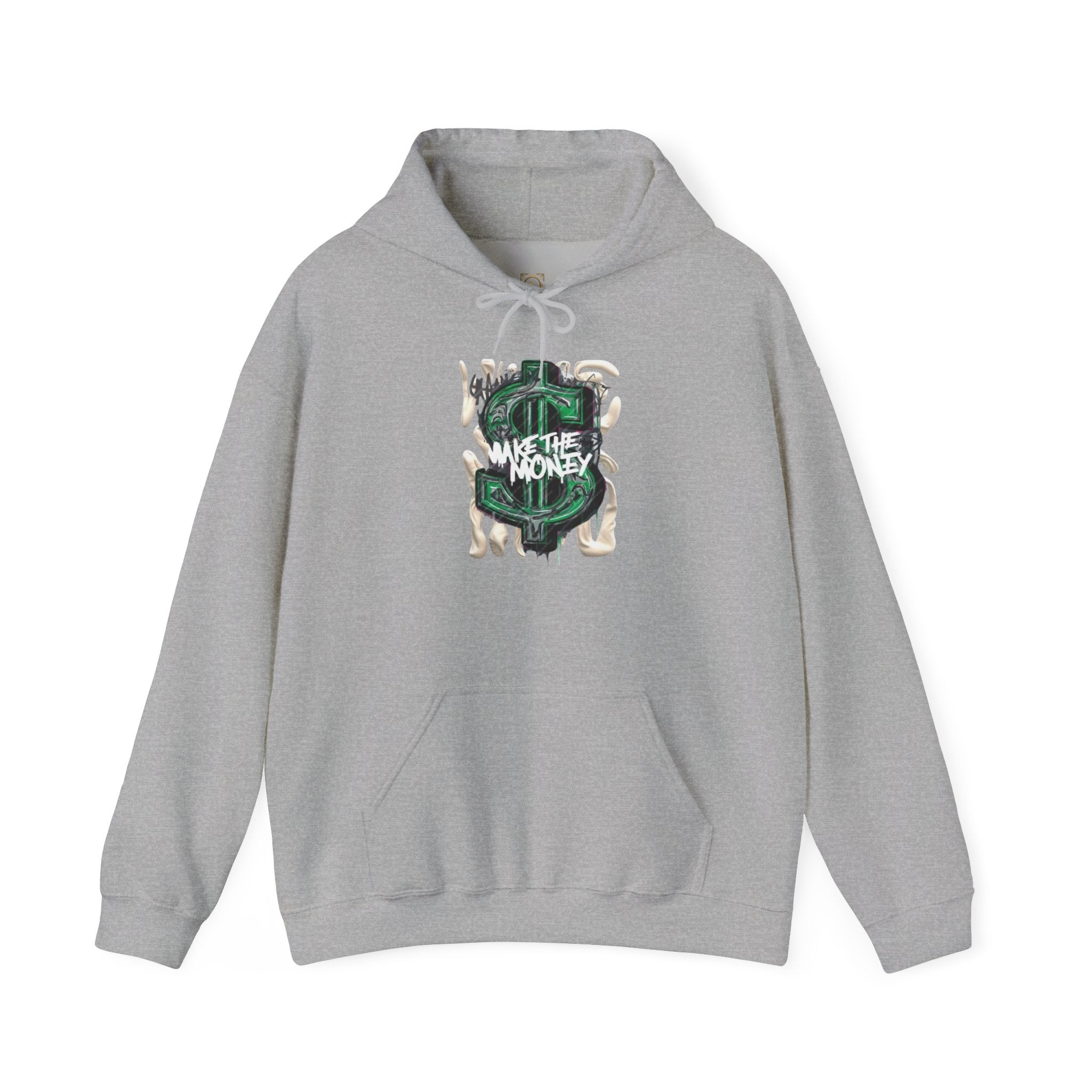 Make The Money Hoodie — Green Dollar Sign Graphic Pullover