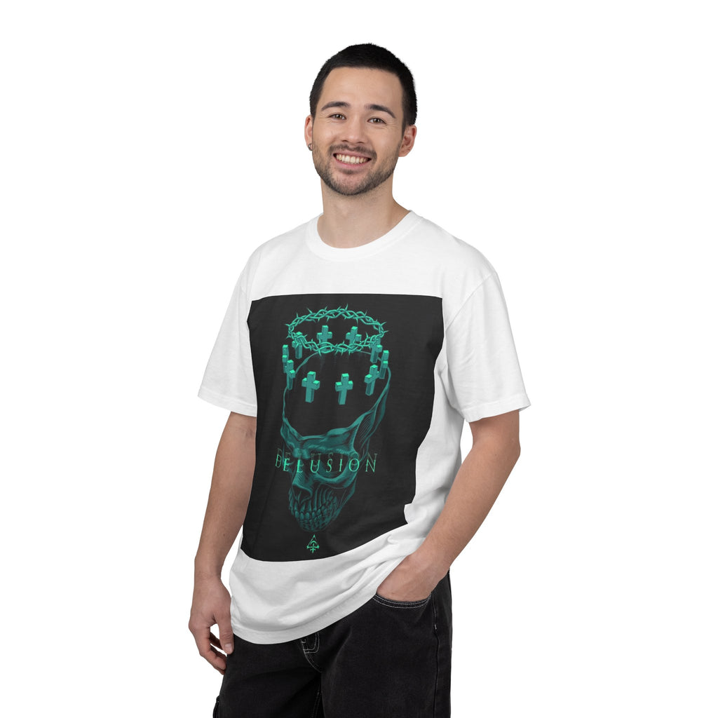 Skull Crown Tee — 'Delusion' Gothic Graphic T-Shirt