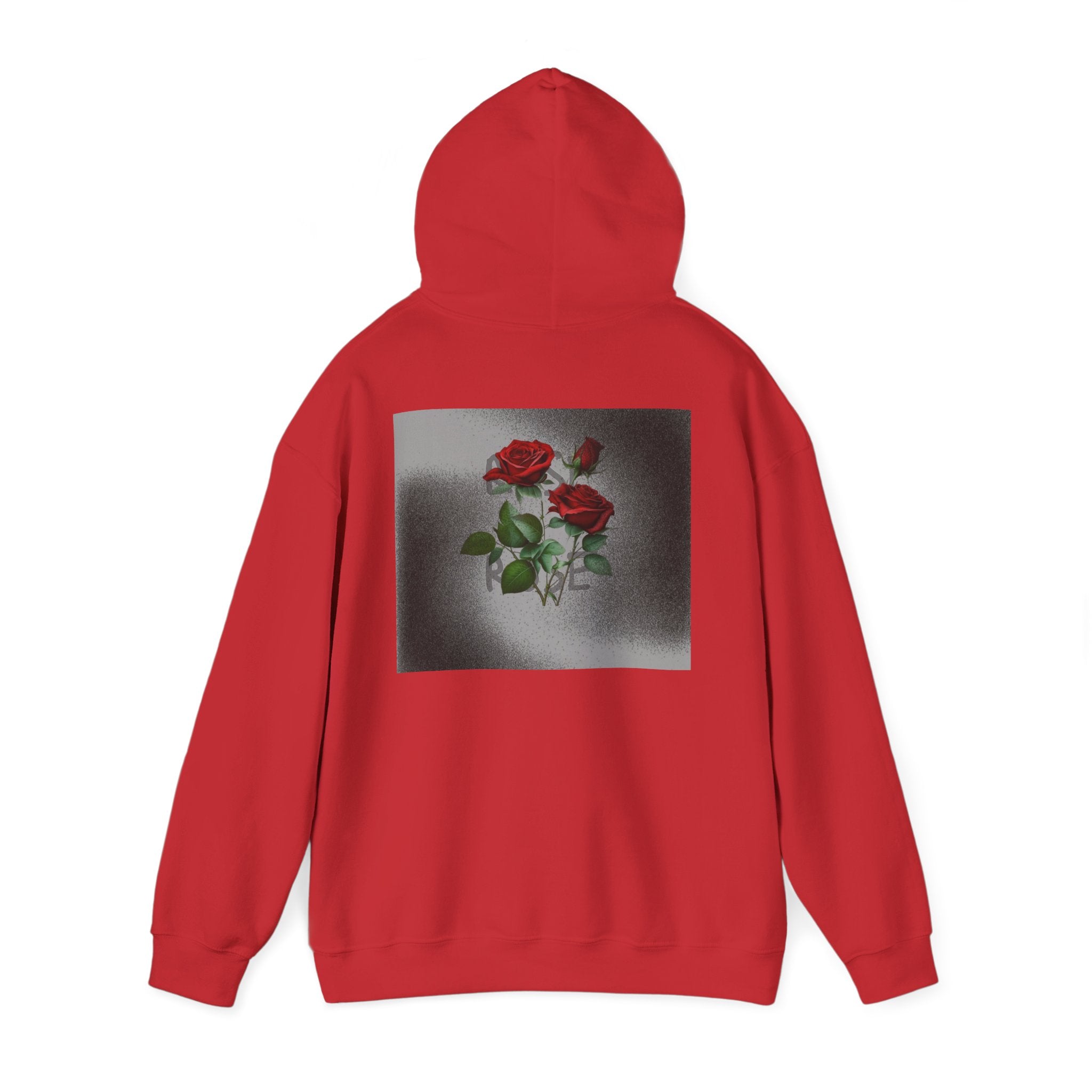 Rose Bloom Hoodie — Vintage Red Roses Graphic Pullover