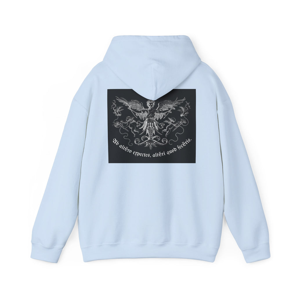 Phoenix Crest Hoodie — "We alone create, alone save, alone" Gothic Graphic Sweatshirt