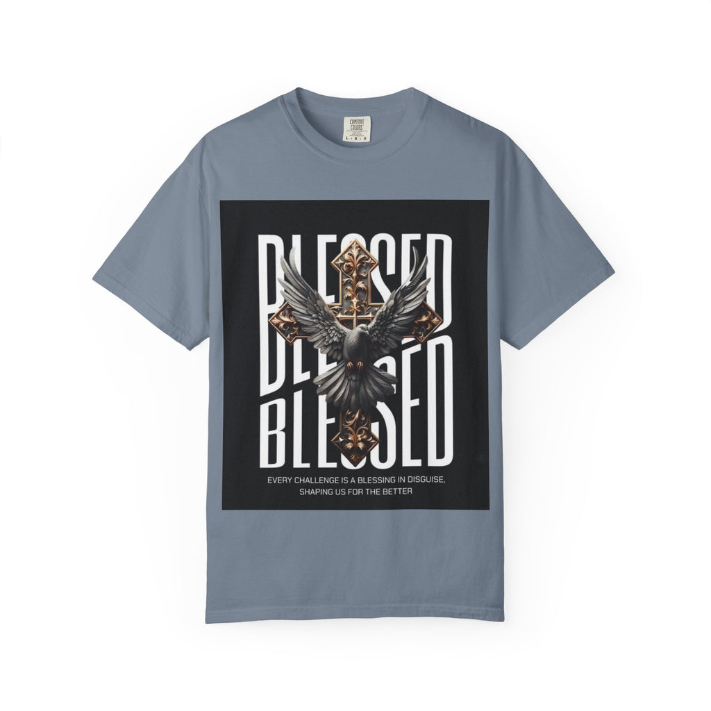 Blessed Dove Graphic T-Shirt — "BLESSED" Faith-Inspired Tee