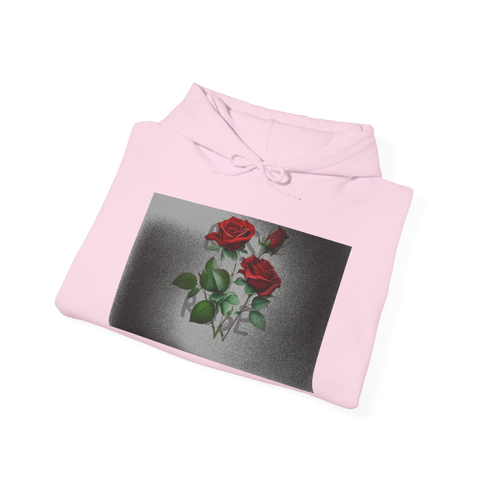Rose Bloom Hoodie — Vintage Red Roses Graphic Pullover