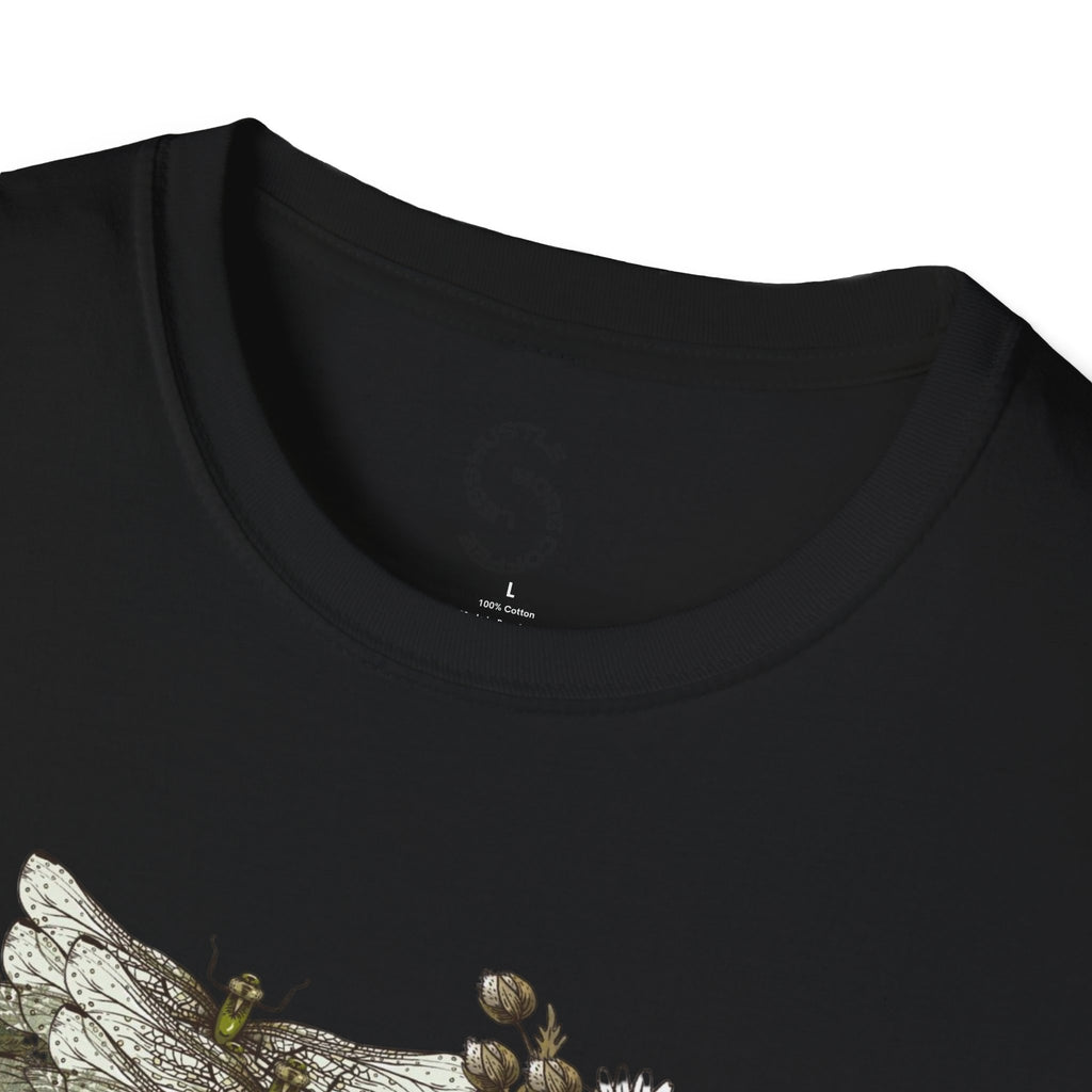 Skull & Daisies Graphic T-Shirt — Botanical Skull Floral Tee