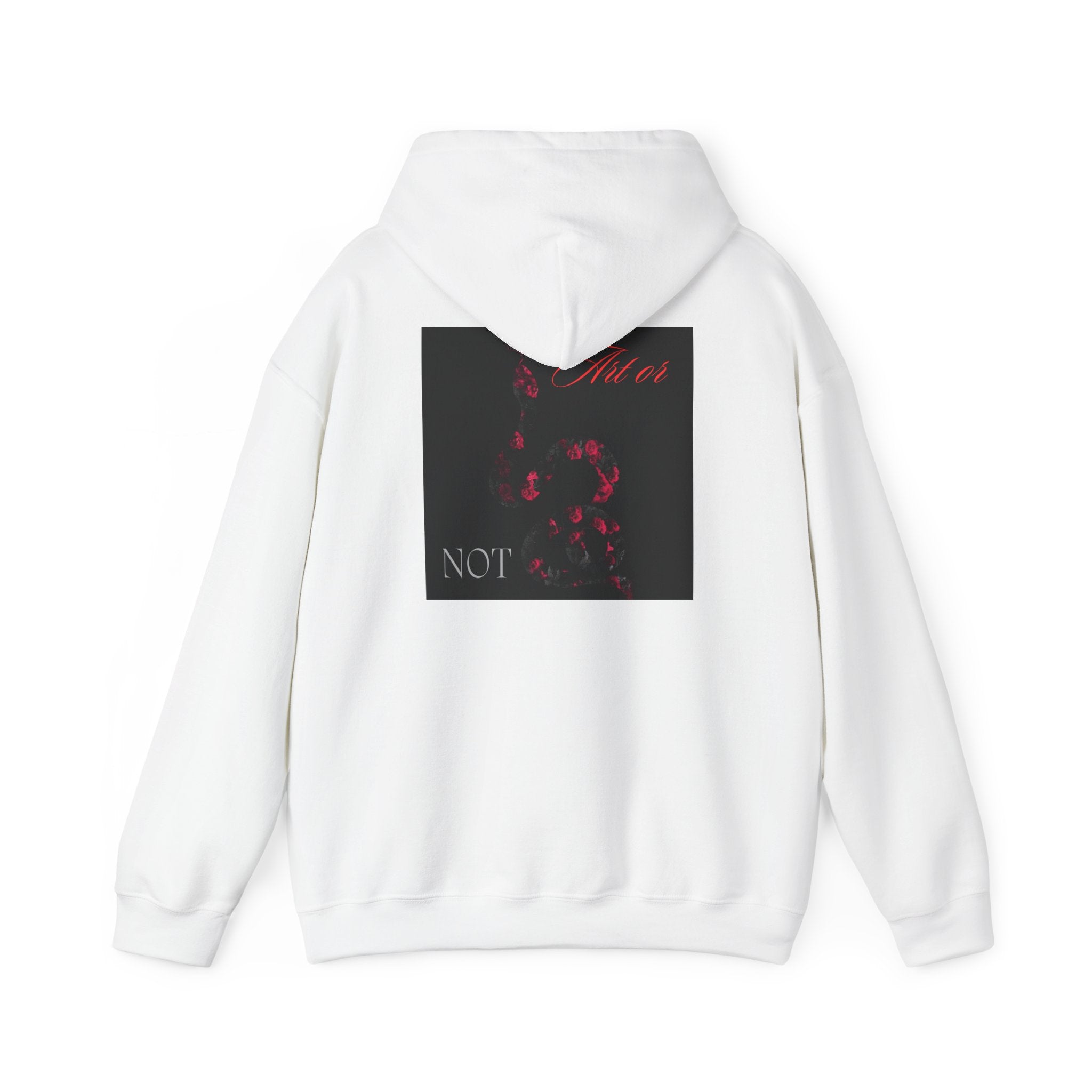 Hoodie — Gothic Red Roses 'Not Mine' Graphic Pullover