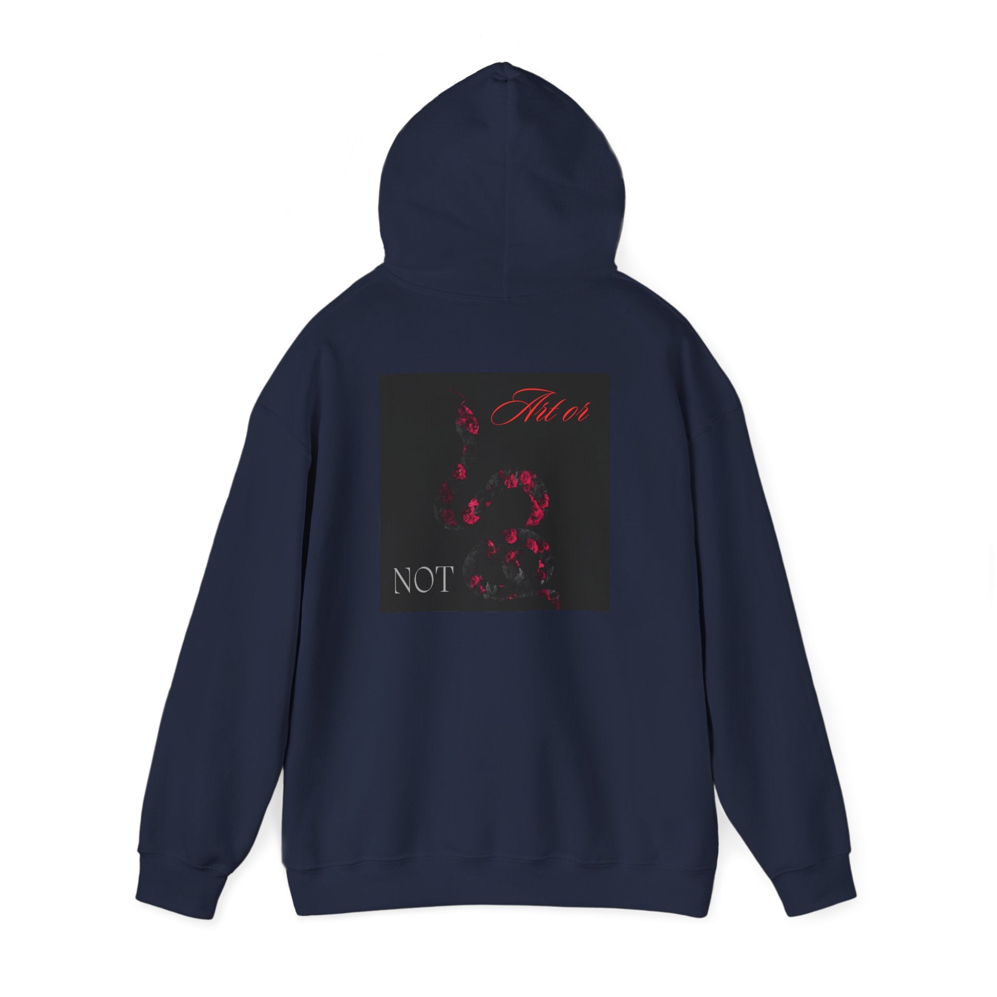 Hoodie — Gothic Red Roses 'Not Mine' Graphic Pullover
