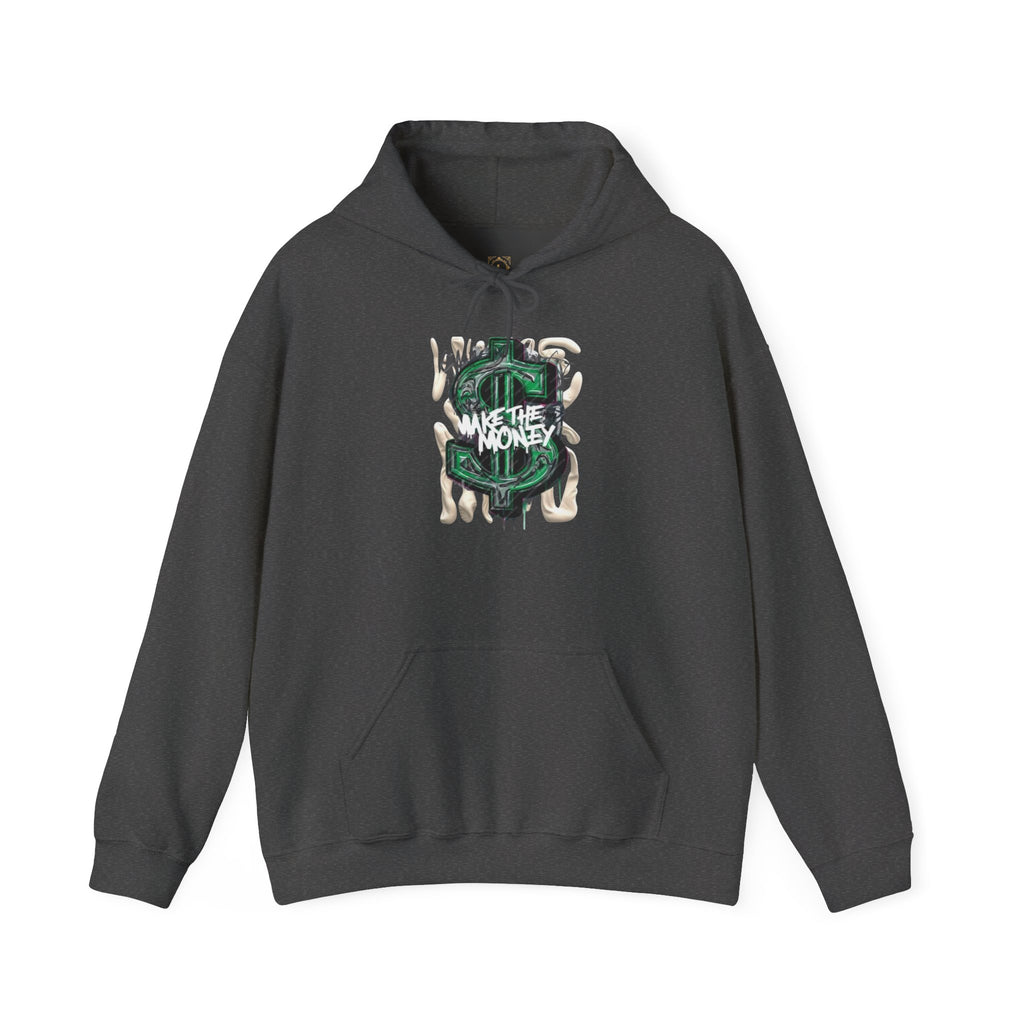 Make The Money Hoodie — Green Dollar Sign Graphic Pullover