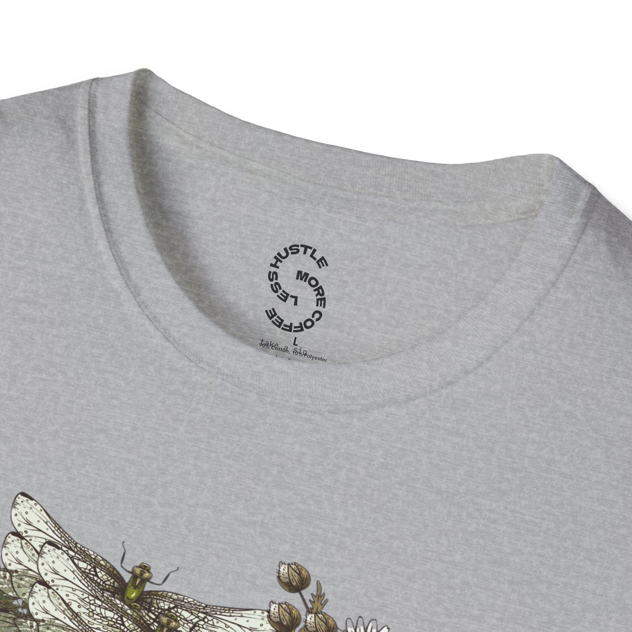 Skull & Daisies Graphic T-Shirt — Botanical Skull Floral Tee