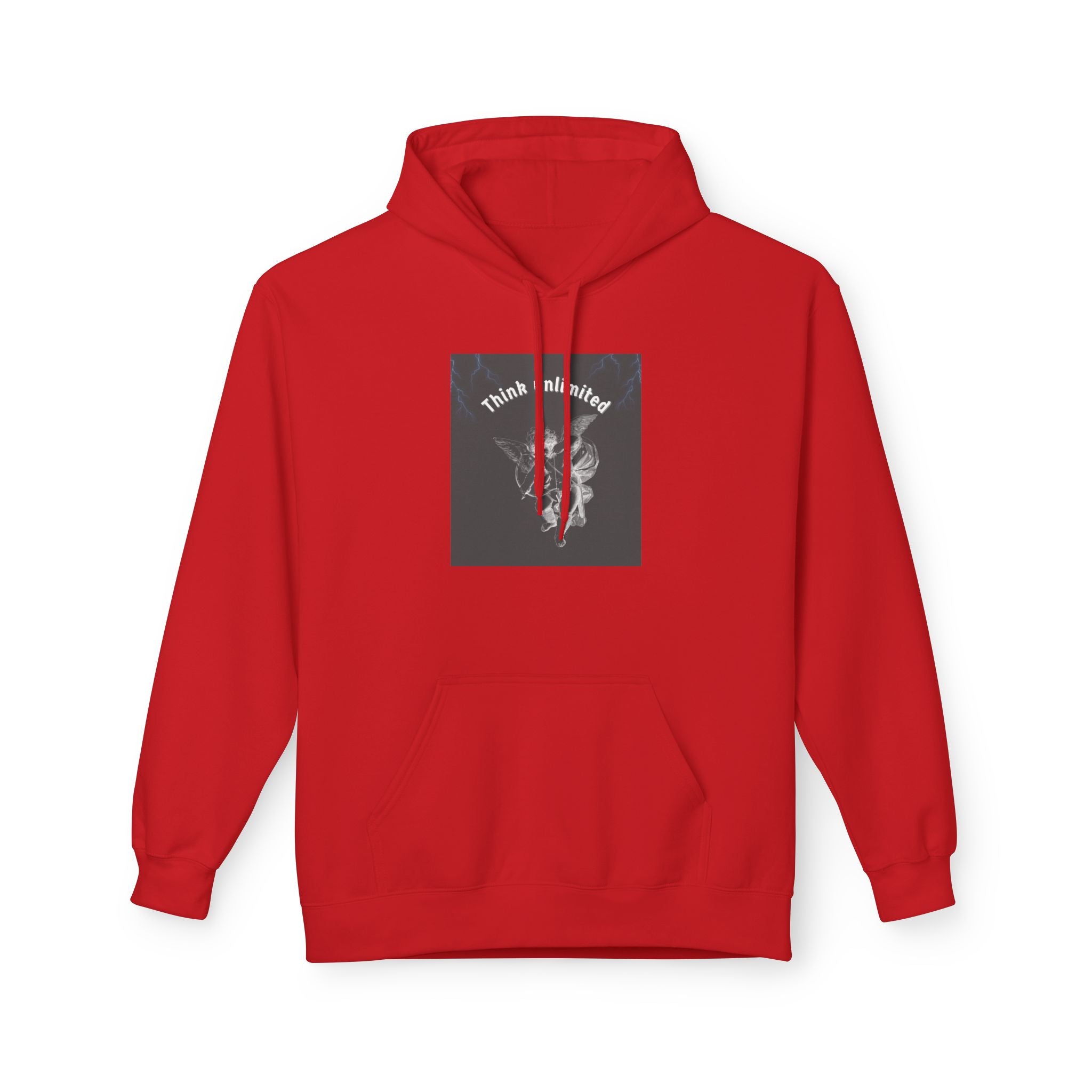 Think Unlimited Hoodie — Inspirational Angel Graphic Pullover