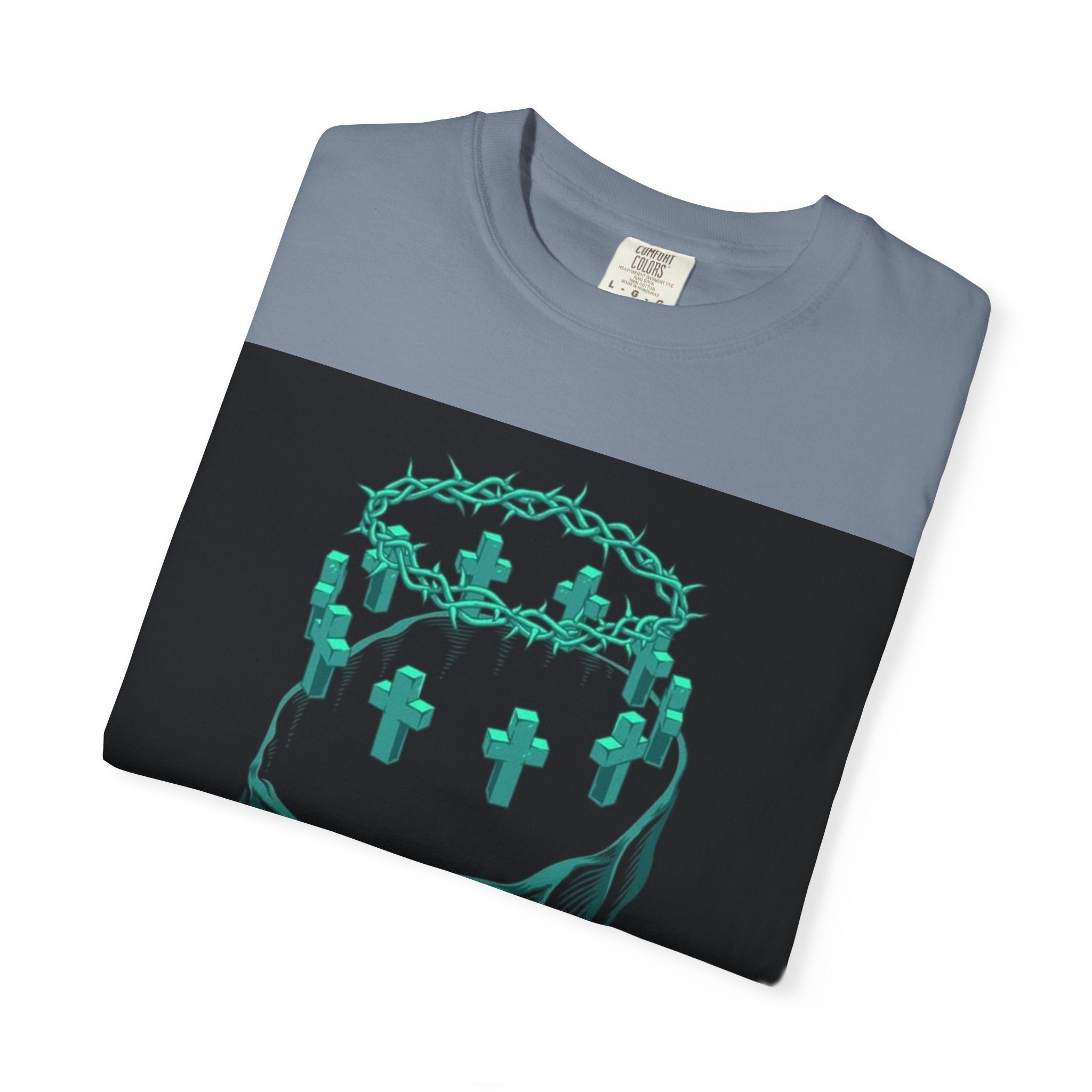 Skull Crown Tee — 'Delusion' Gothic Graphic T-Shirt