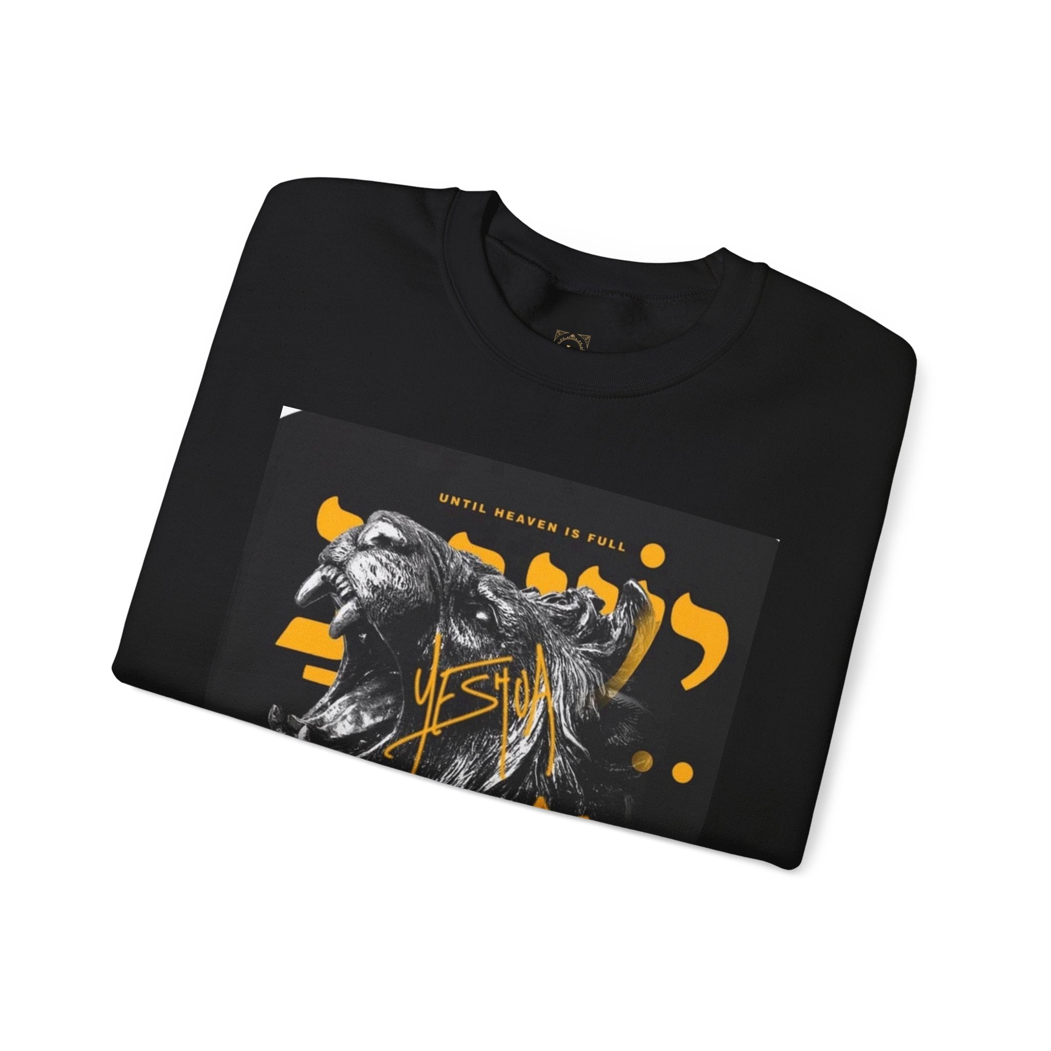 King Lion Crewneck Sweatshirt — 'King' Graphic Pullover for Bold Streetwear
