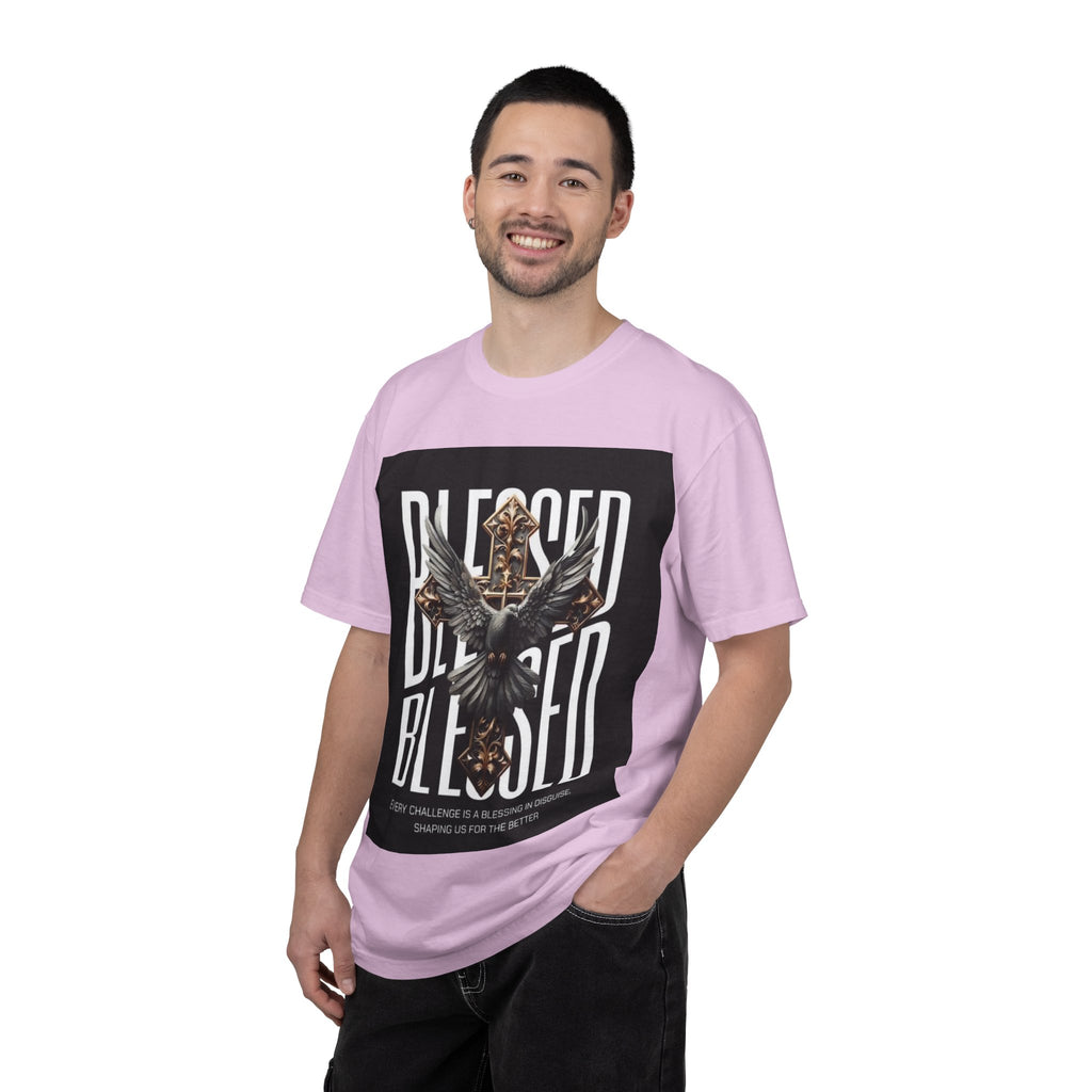Blessed Dove Graphic T-Shirt — "BLESSED" Faith-Inspired Tee