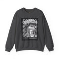 Statue Graphic Crewneck Sweatshirt — 'OFF-WHITE' Monochrome Streetwear Pullover