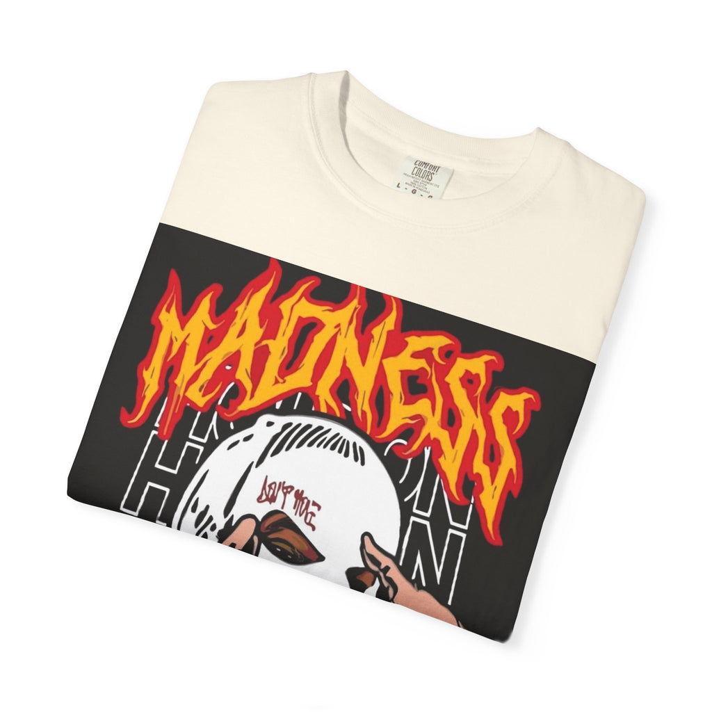 Madness Skull Graphic T-Shirt — Savage World Streetwear Tee