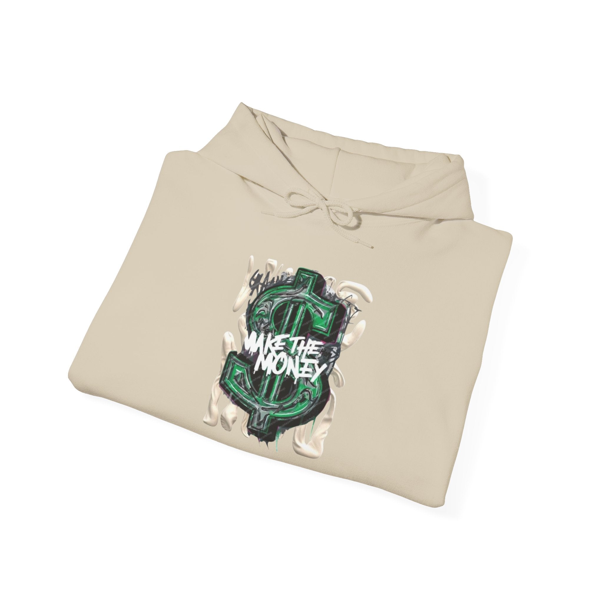 Make The Money Hoodie — Green Dollar Sign Graphic Pullover
