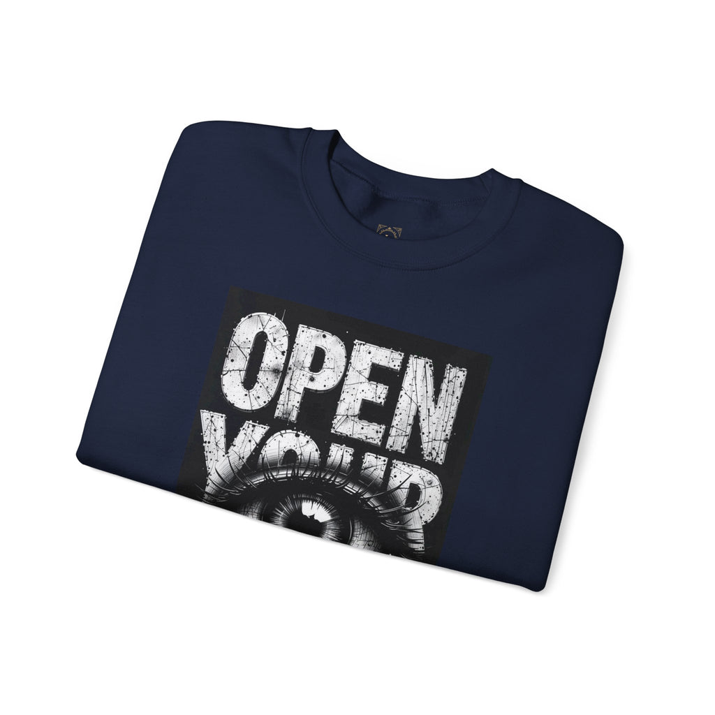 Open Your Eyes Crewneck Sweatshirt — Graphic Eye Design