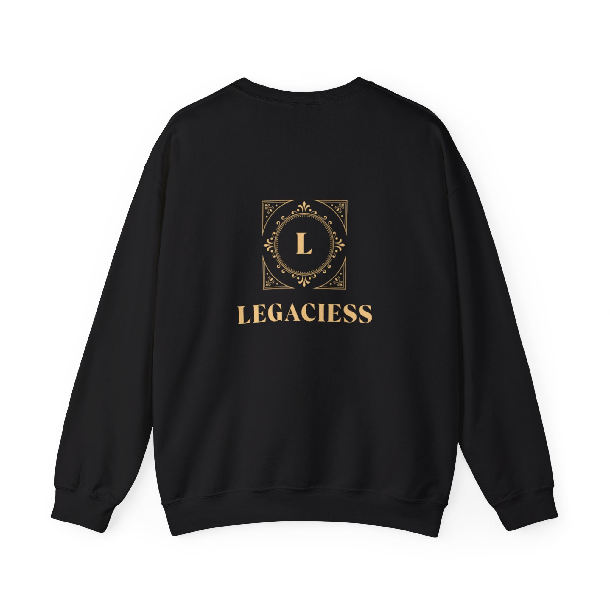 Cosmic Eclipse Crewneck Sweatshirt — 'Legaciess' Logo Back