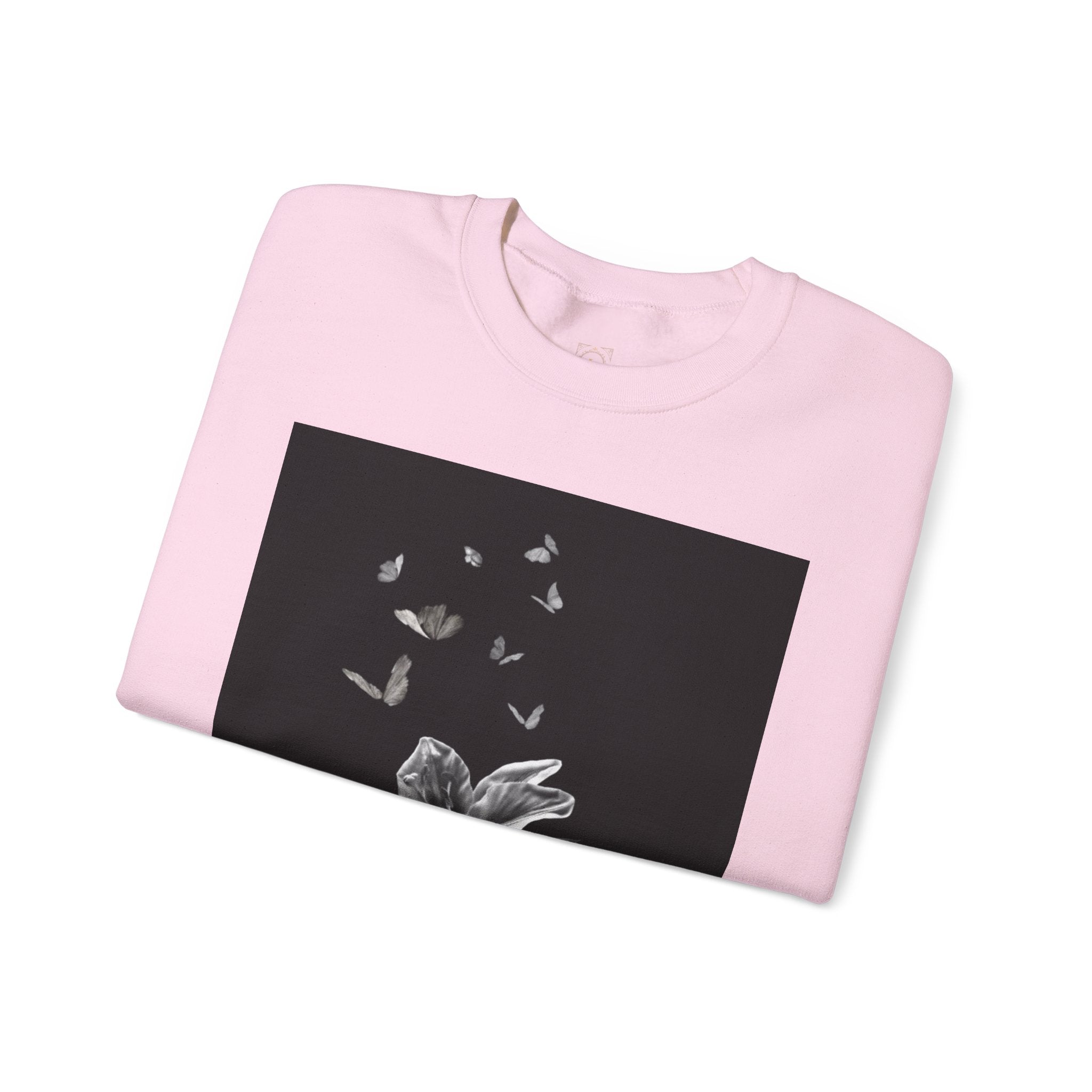 Floral Butterfly Crewneck Sweatshirt