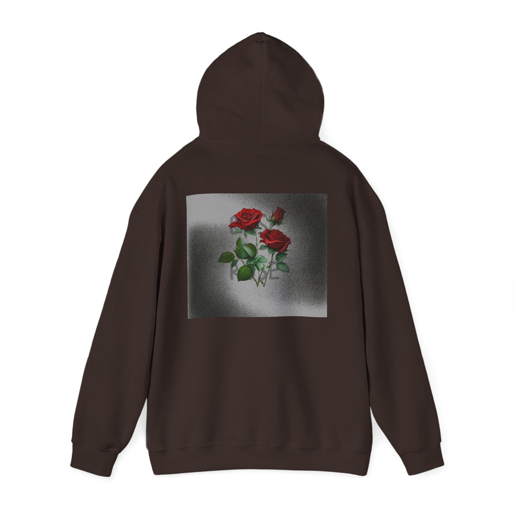Rose Bloom Hoodie — Vintage Red Roses Graphic Pullover