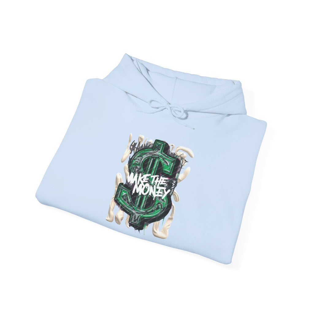 Make The Money Hoodie — Green Dollar Sign Graphic Pullover