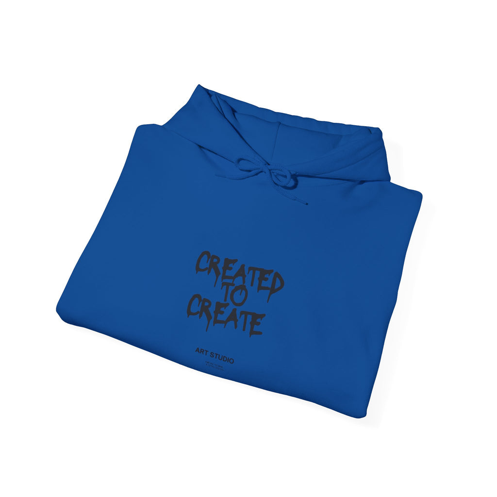 Created to Create Hoodie – Inspirational Artist Sweatshirt