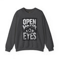 Open Your Eyes Crewneck Sweatshirt — Graphic Eye Design