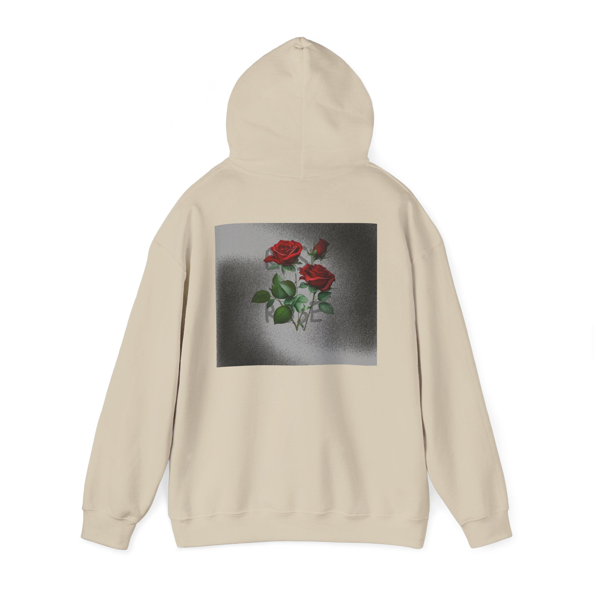 Rose Bloom Hoodie — Vintage Red Roses Graphic Pullover