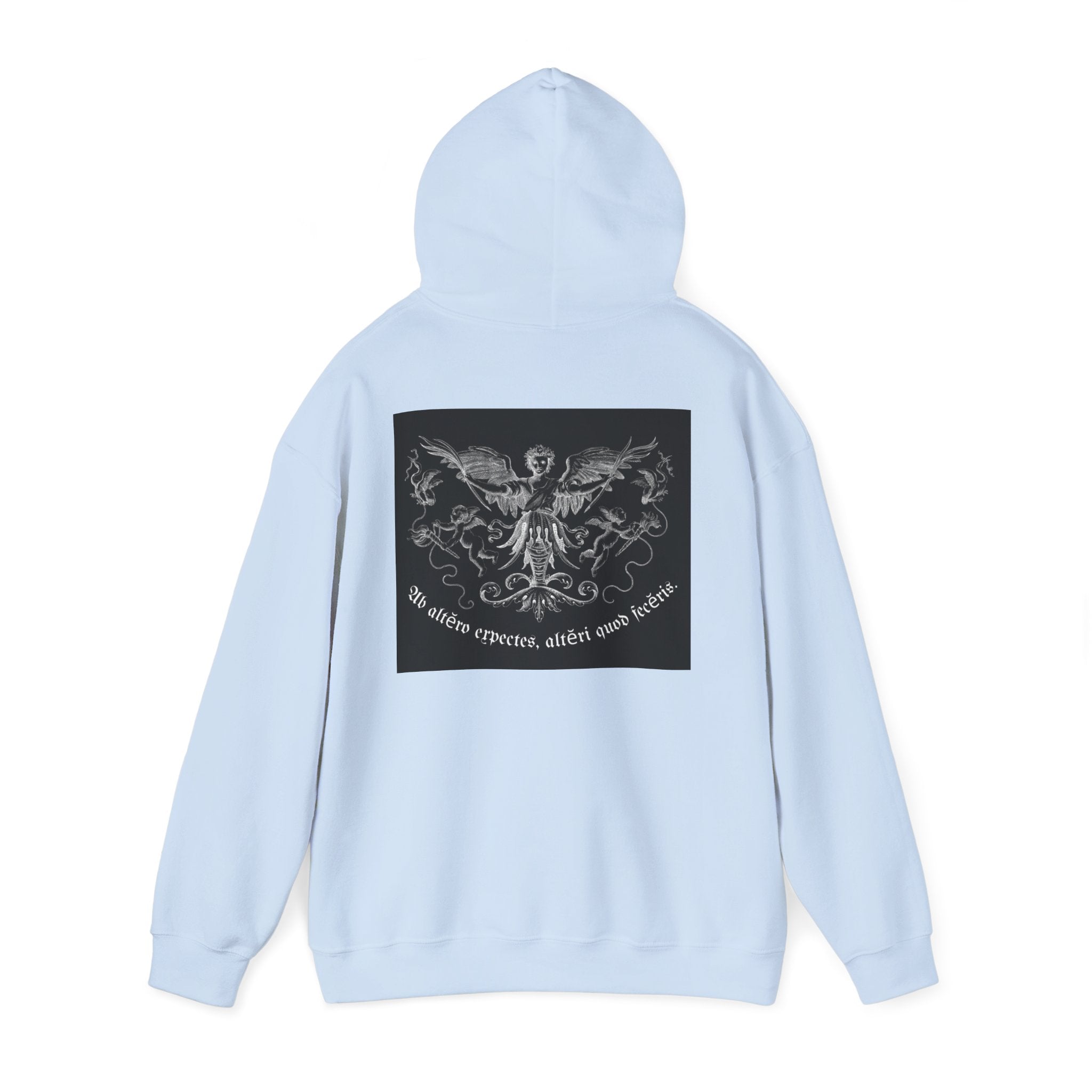 Phoenix Crest Hoodie — "We alone create, alone save, alone" Gothic Graphic Sweatshirt