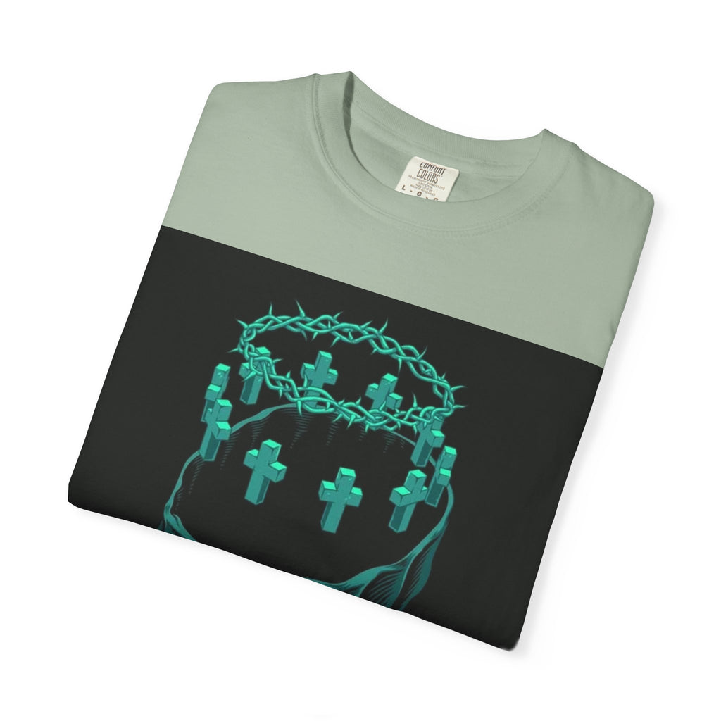 Skull Crown Tee — 'Delusion' Gothic Graphic T-Shirt