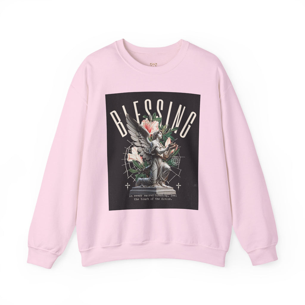 Blessing Statue Graphic Sweatshirt