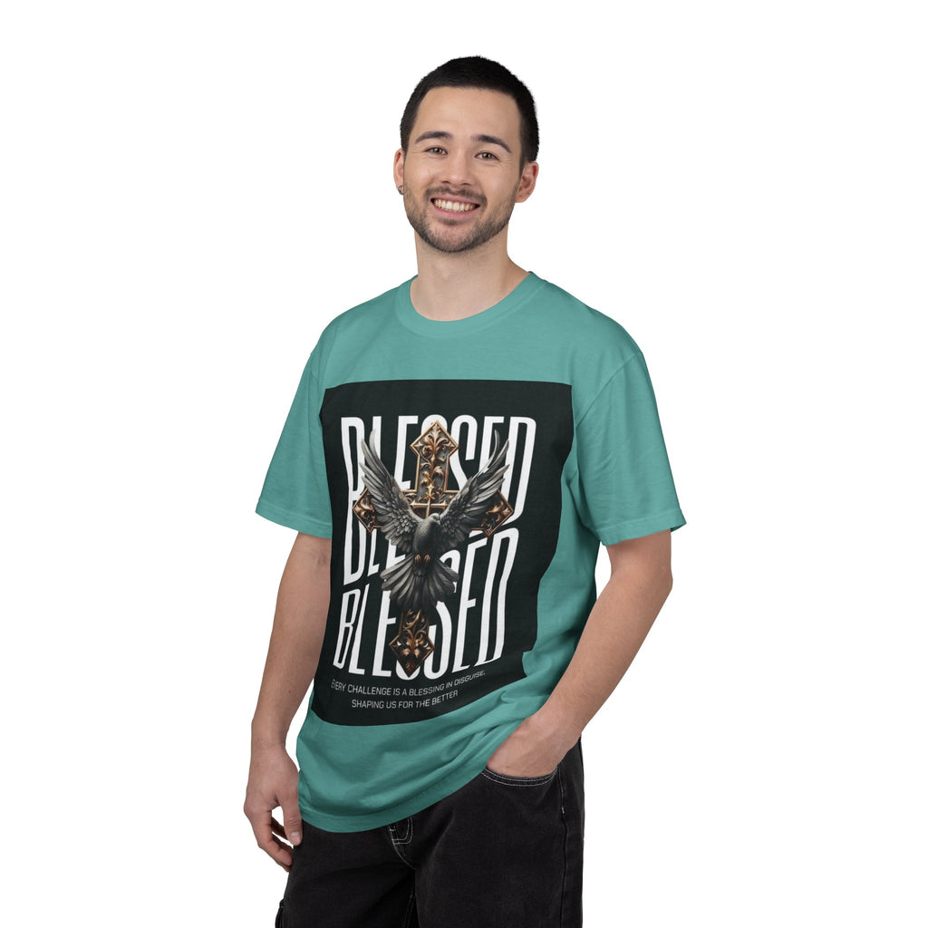 Blessed Dove Graphic T-Shirt — "BLESSED" Faith-Inspired Tee