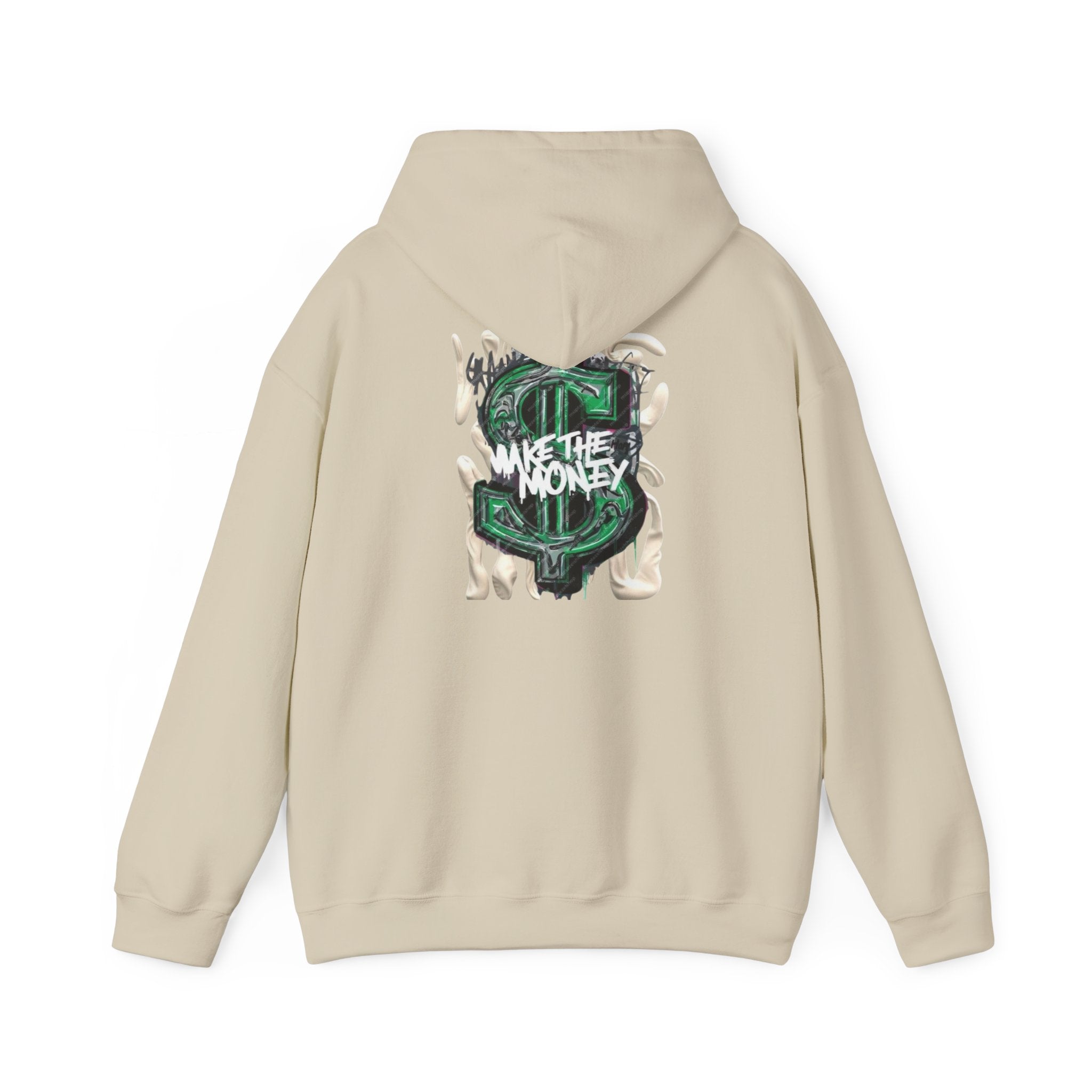 Make The Money Hoodie — Green Dollar Sign Graphic Pullover
