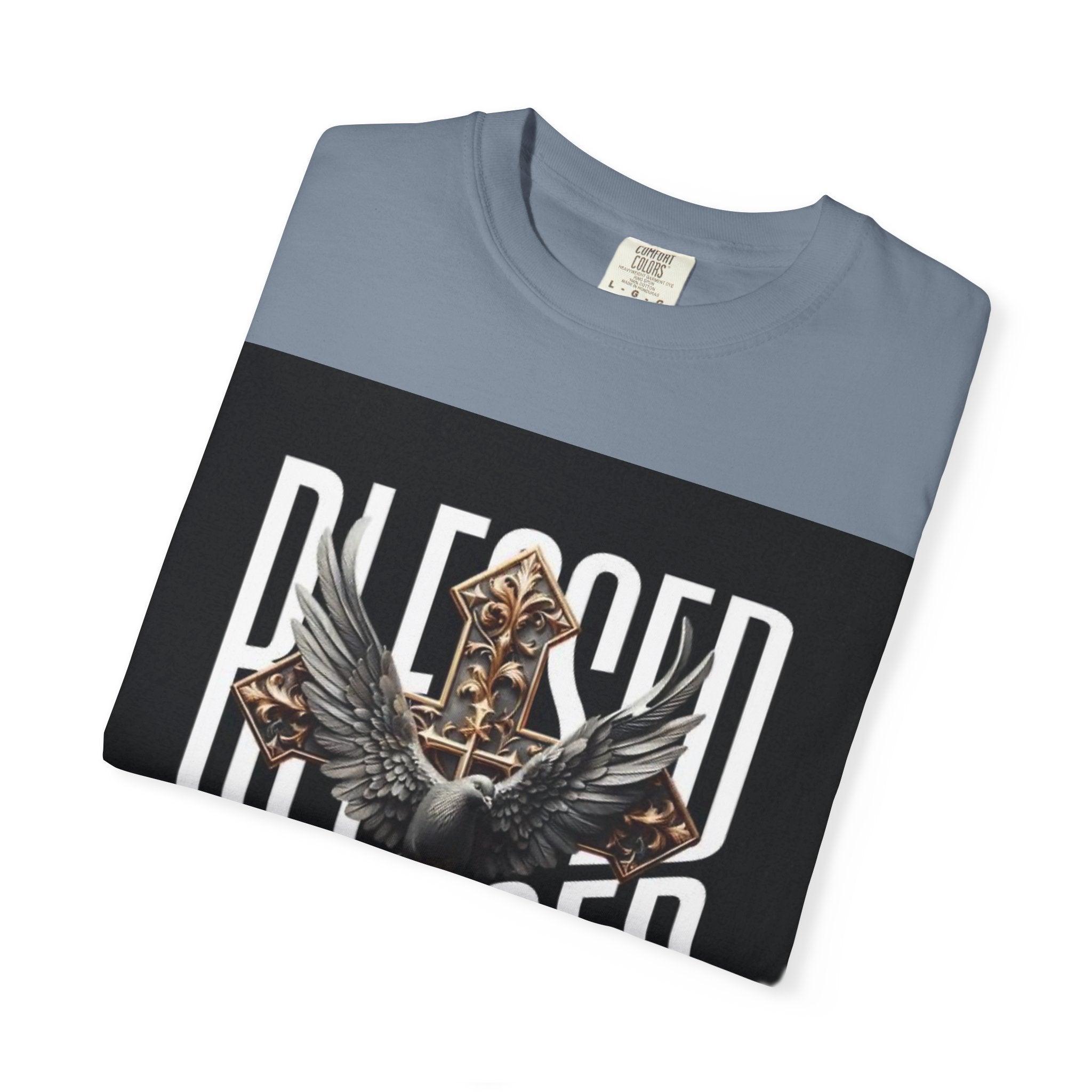 Blessed Dove Graphic T-Shirt — "BLESSED" Faith-Inspired Tee