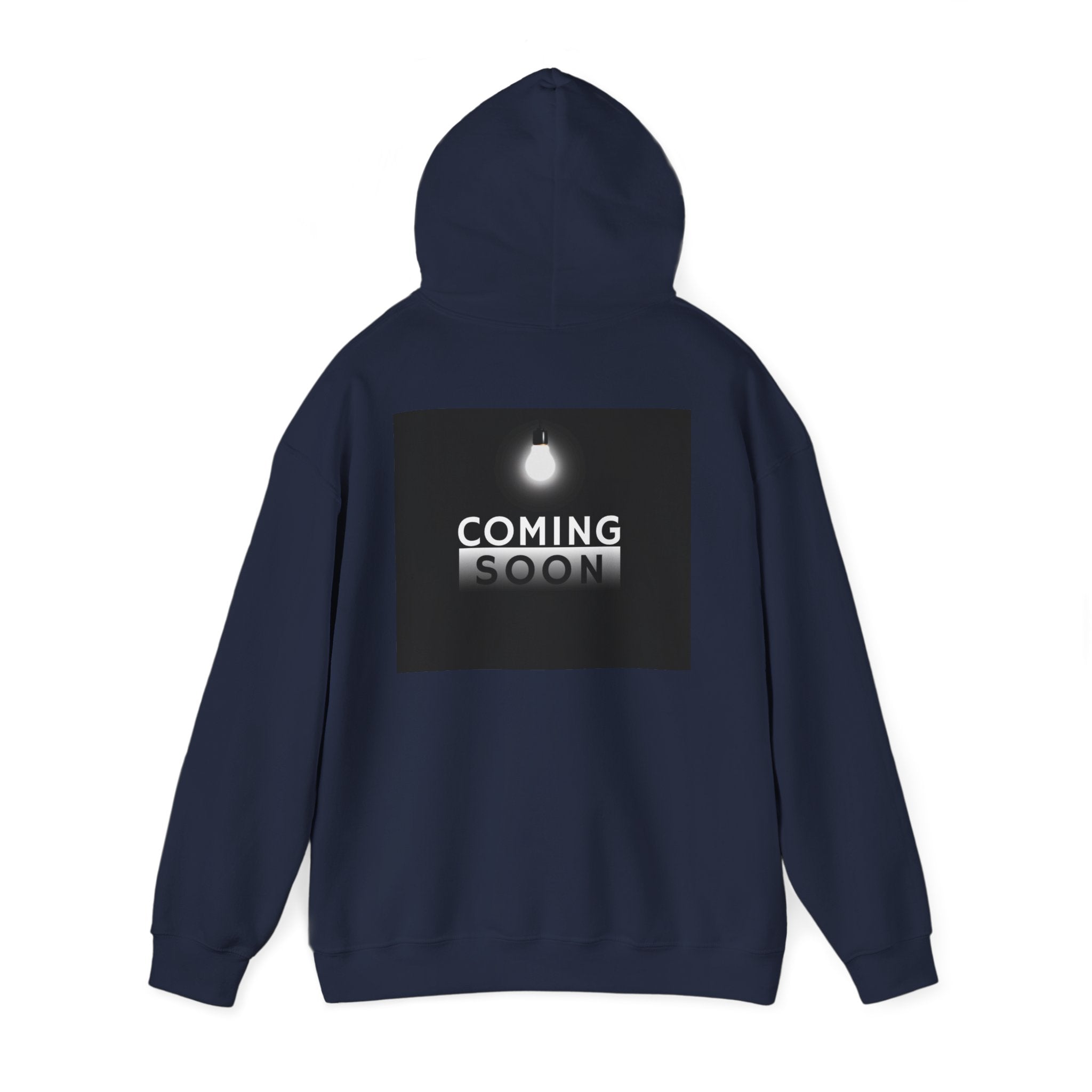 Coming Soon Hoodie - Minimal Neon Sign Pullover