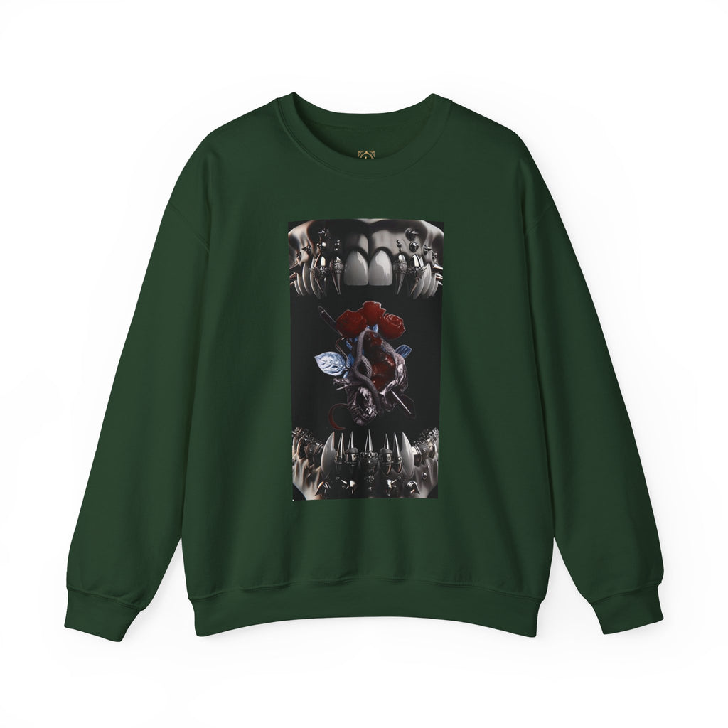 Gothic Rose Crewneck Sweatshirt