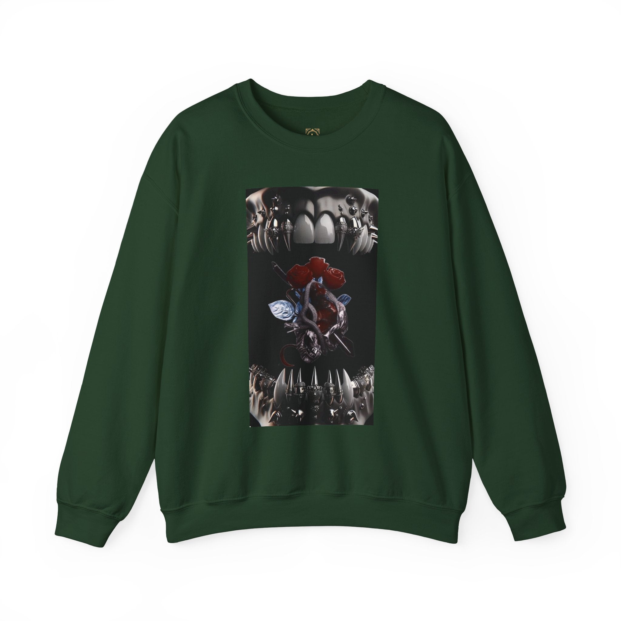 Gothic Rose Crewneck Sweatshirt