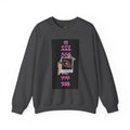 Crewneck Sweatshirt — Vintage Phone Collage with Pink Numbers & 'LEGACIESS' Back Logo