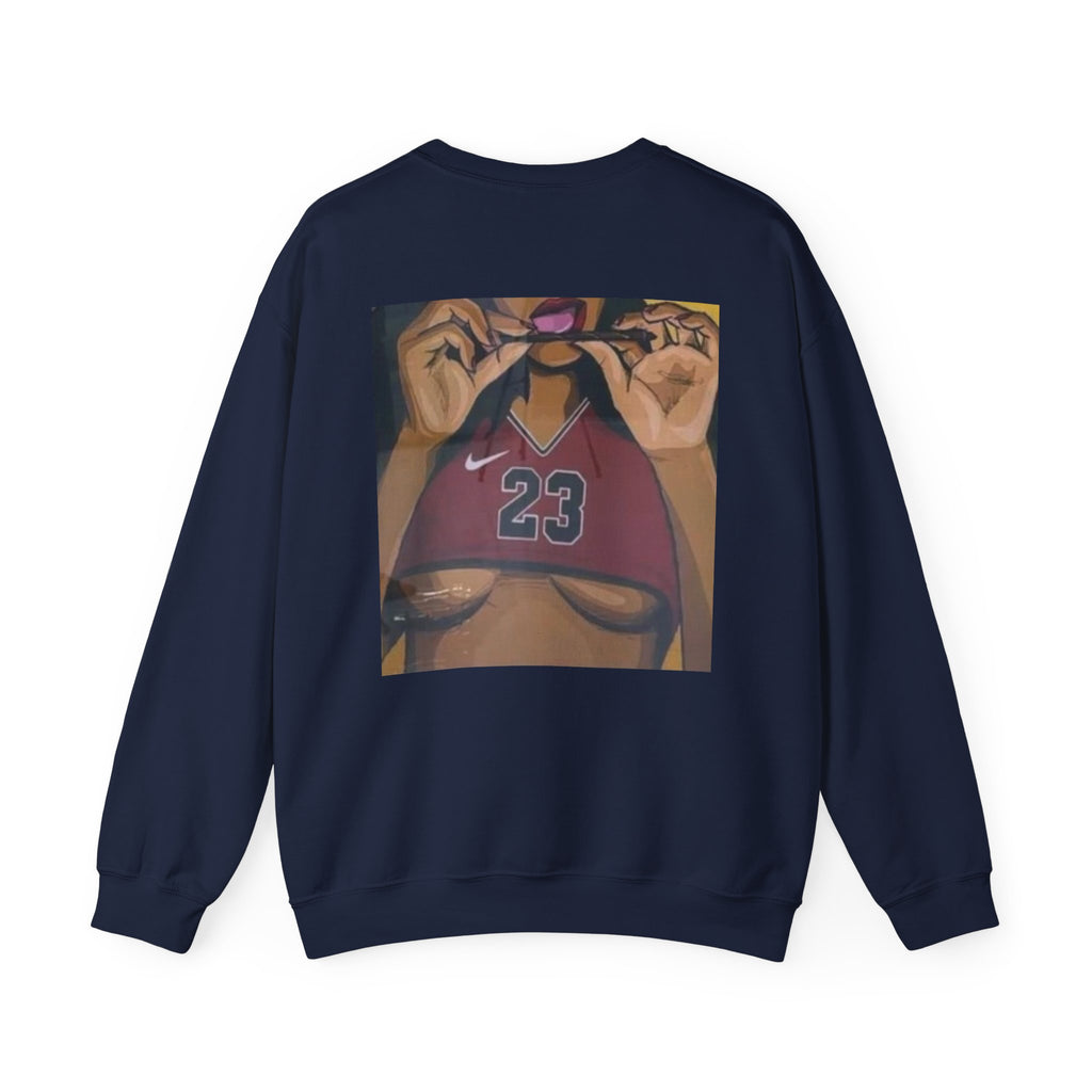23 Jersey Crop Art Sweatshirt – Bold Urban Basketball Graphic Crewneck