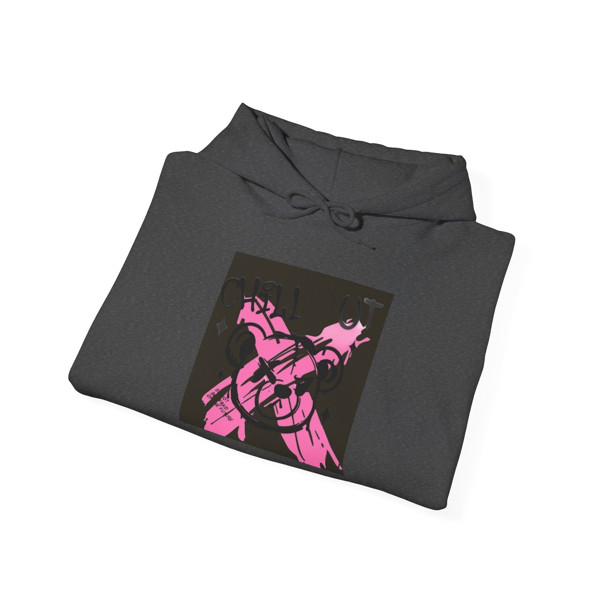 Crossed Guns Hoodie – Pink Retro Graphic Hooded Sweatshirt