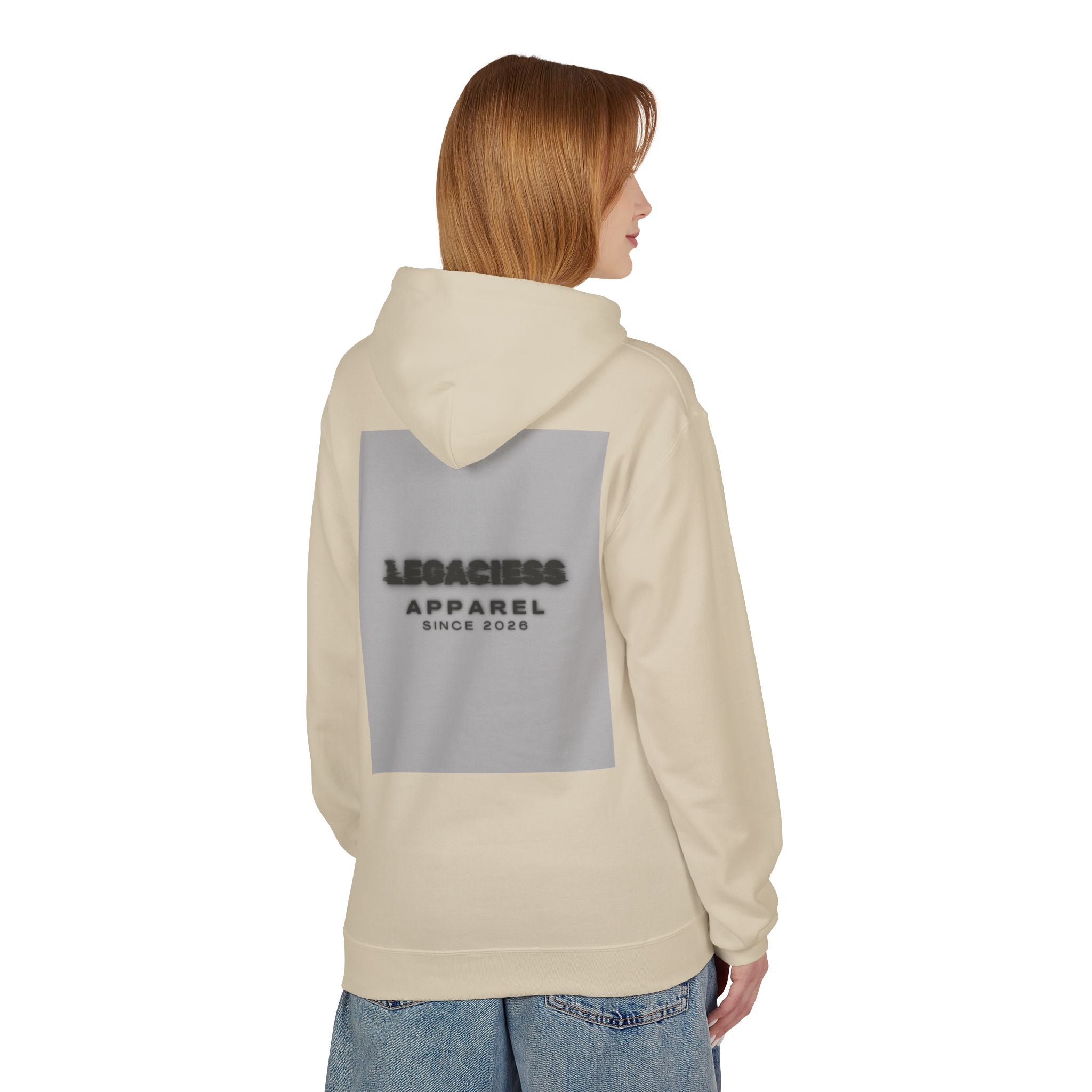 Hoodie — 'Legacies Apparel Since 2028' Minimal Logo Pullover