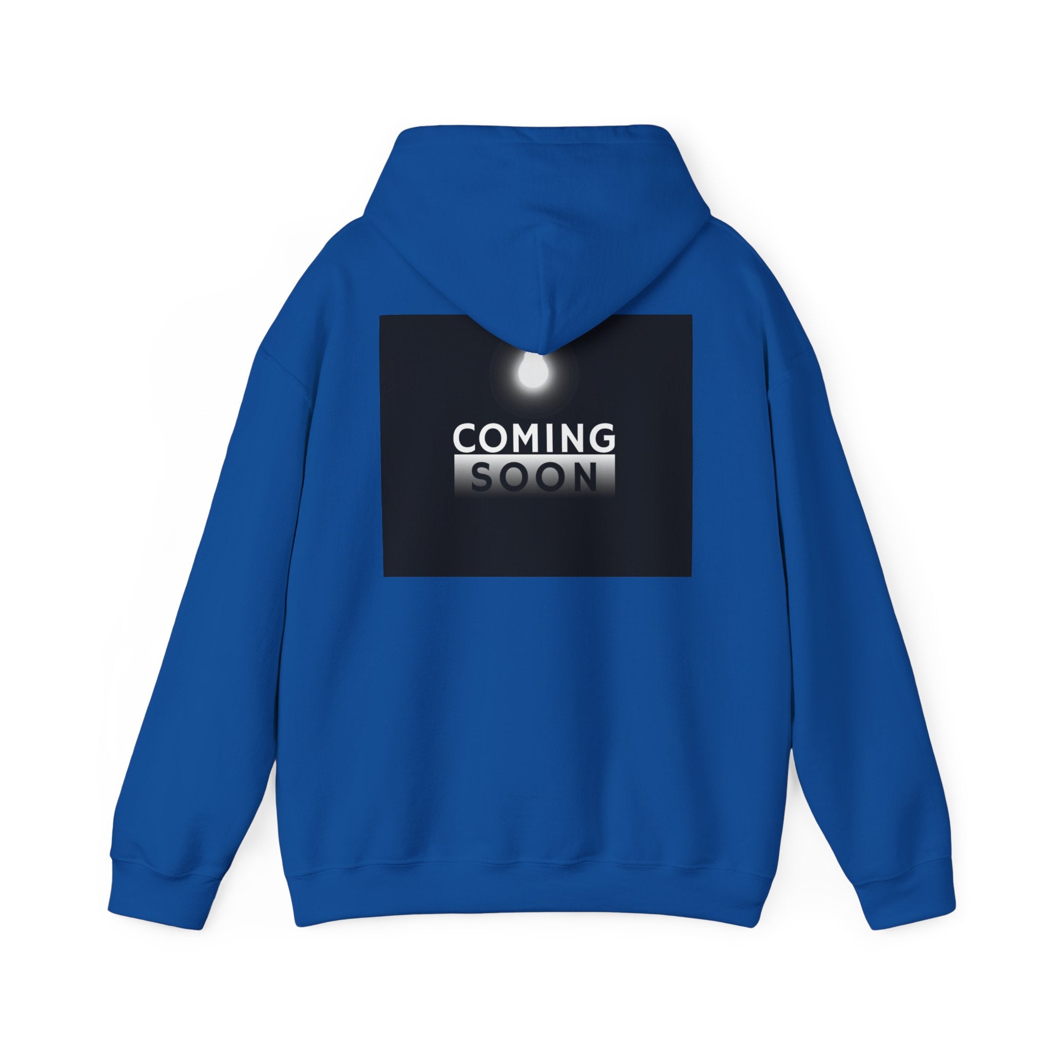 Coming Soon Hoodie - Minimal Neon Sign Pullover