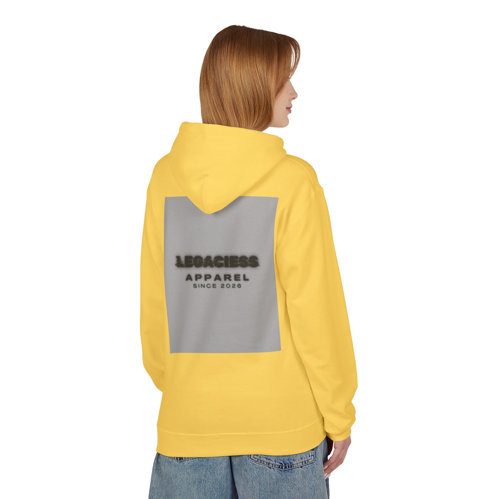 Hoodie — 'Legacies Apparel Since 2028' Minimal Logo Pullover