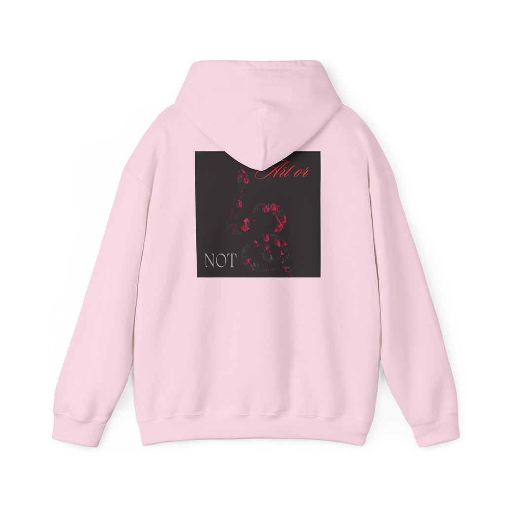 Hoodie — Gothic Red Roses 'Not Mine' Graphic Pullover