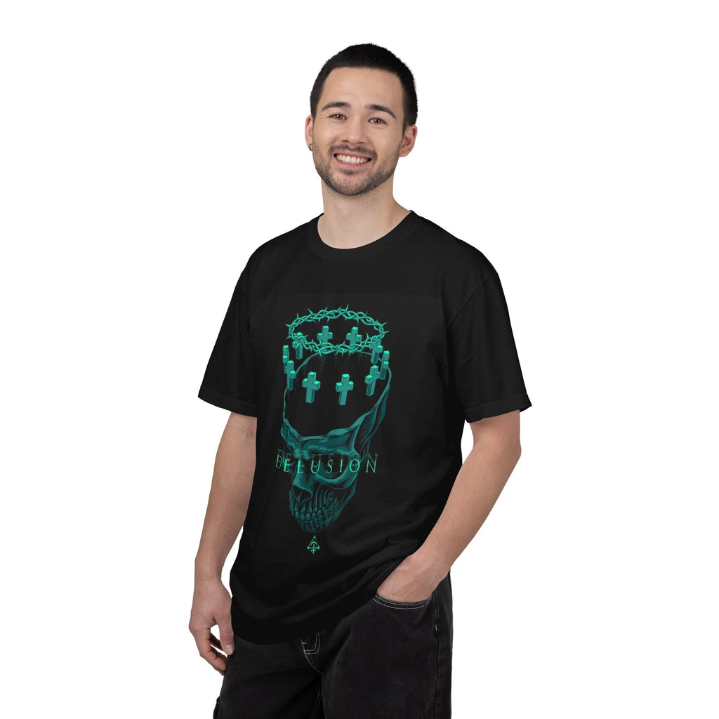 Skull Crown Tee — 'Delusion' Gothic Graphic T-Shirt